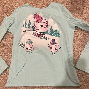 4/$12 Childrens place marshmallow l/s tee XL